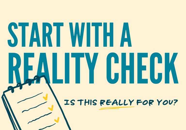 Start with a Reality Check